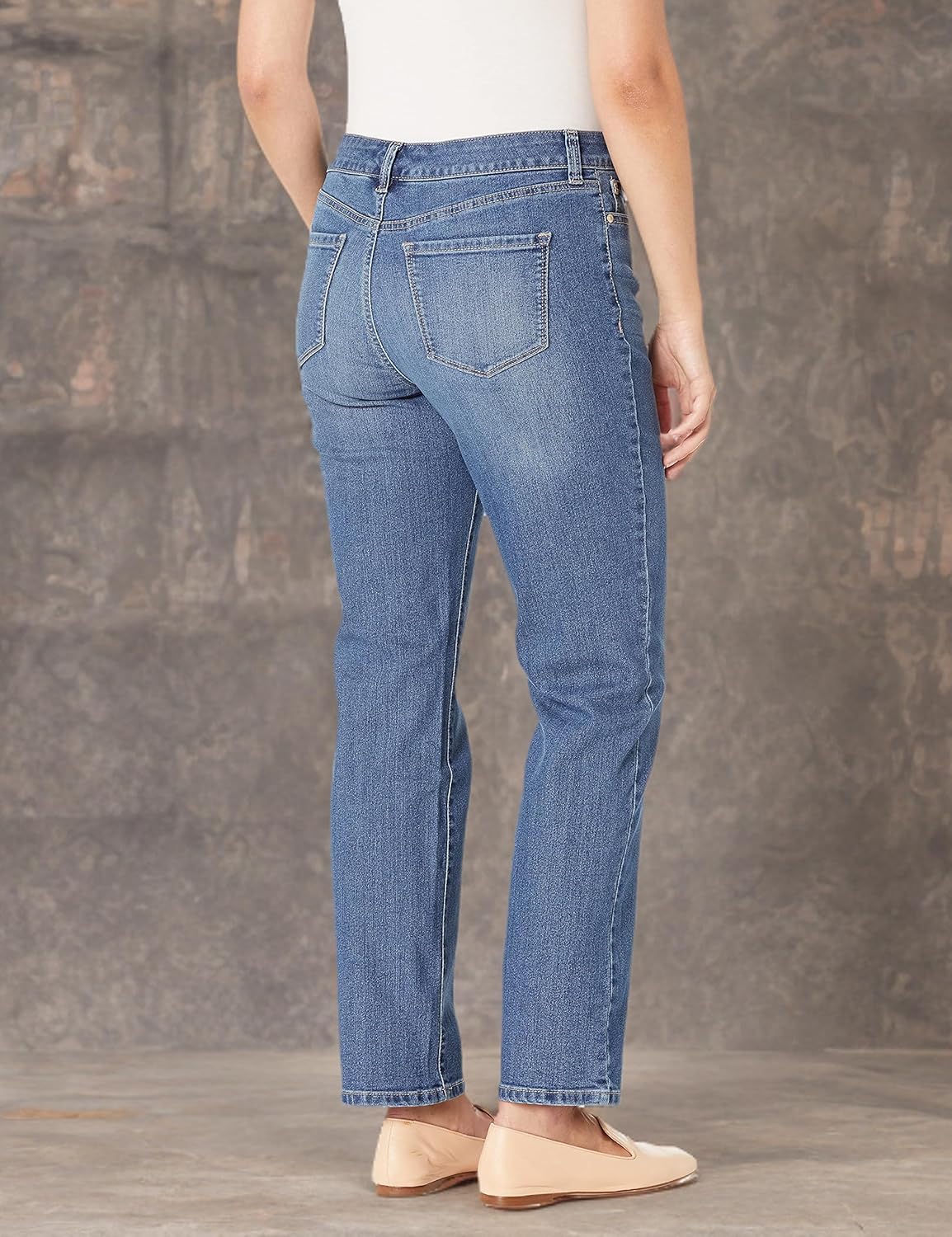 Bandolino womens Mandie Signature Fit 5 Pocket Jean Casual Pants, Sonora, 8 Short US - Image 3