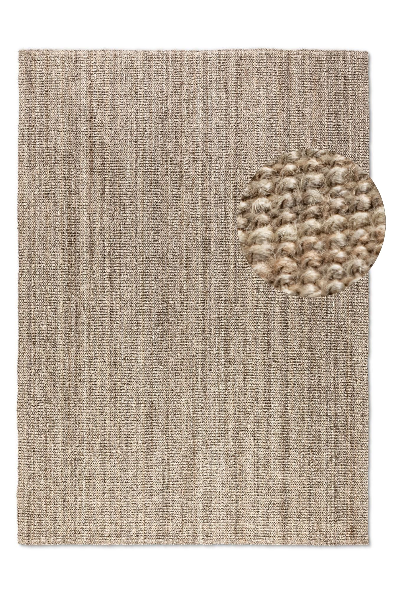 Hanse Home Jute tapijt, natuurlijk woonkamertapijt, handgeweven en milieuvriendelijk, boho-natuurlijke vezel, jute tapijt voor woonkamer, slaapkamer, eetkamer, hal, keuken, natuurlijk goud, beige, 160