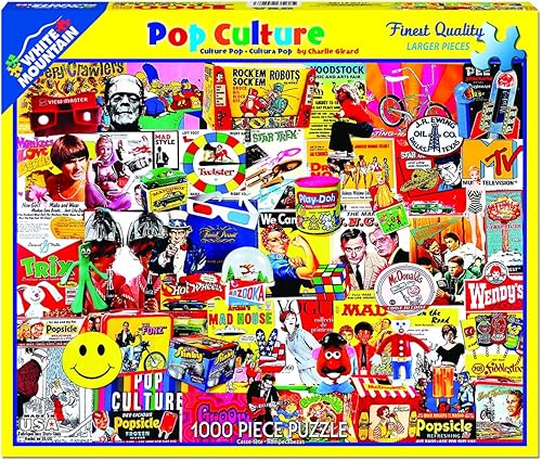 Miniatura 2 de White Mountain Puzzles Pop Culture, Rompecabezas de 1,000 piezas