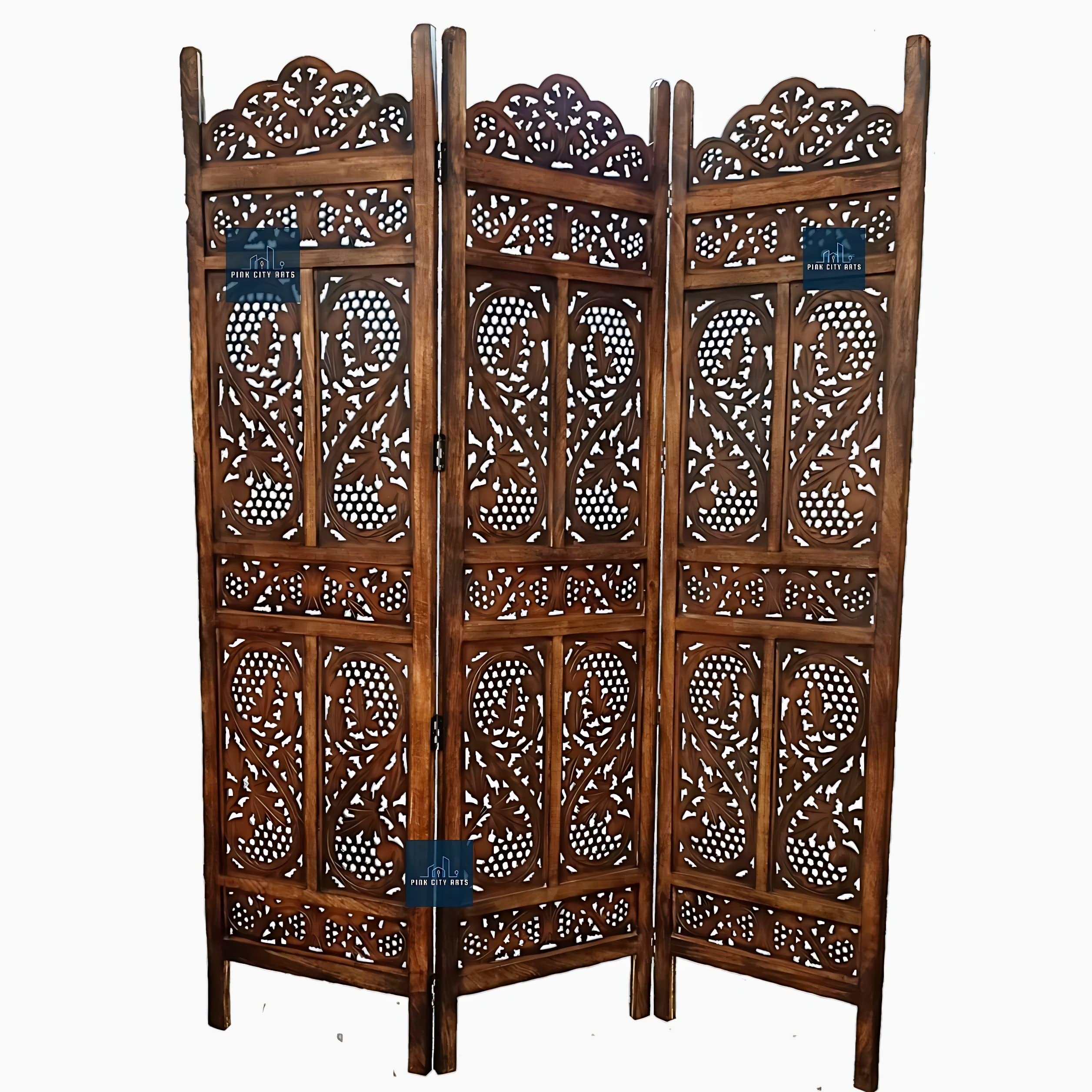 Buy PINK CITY ARTS Wooden Partition for Living Room Divider 6 Feet Wall Separator Office