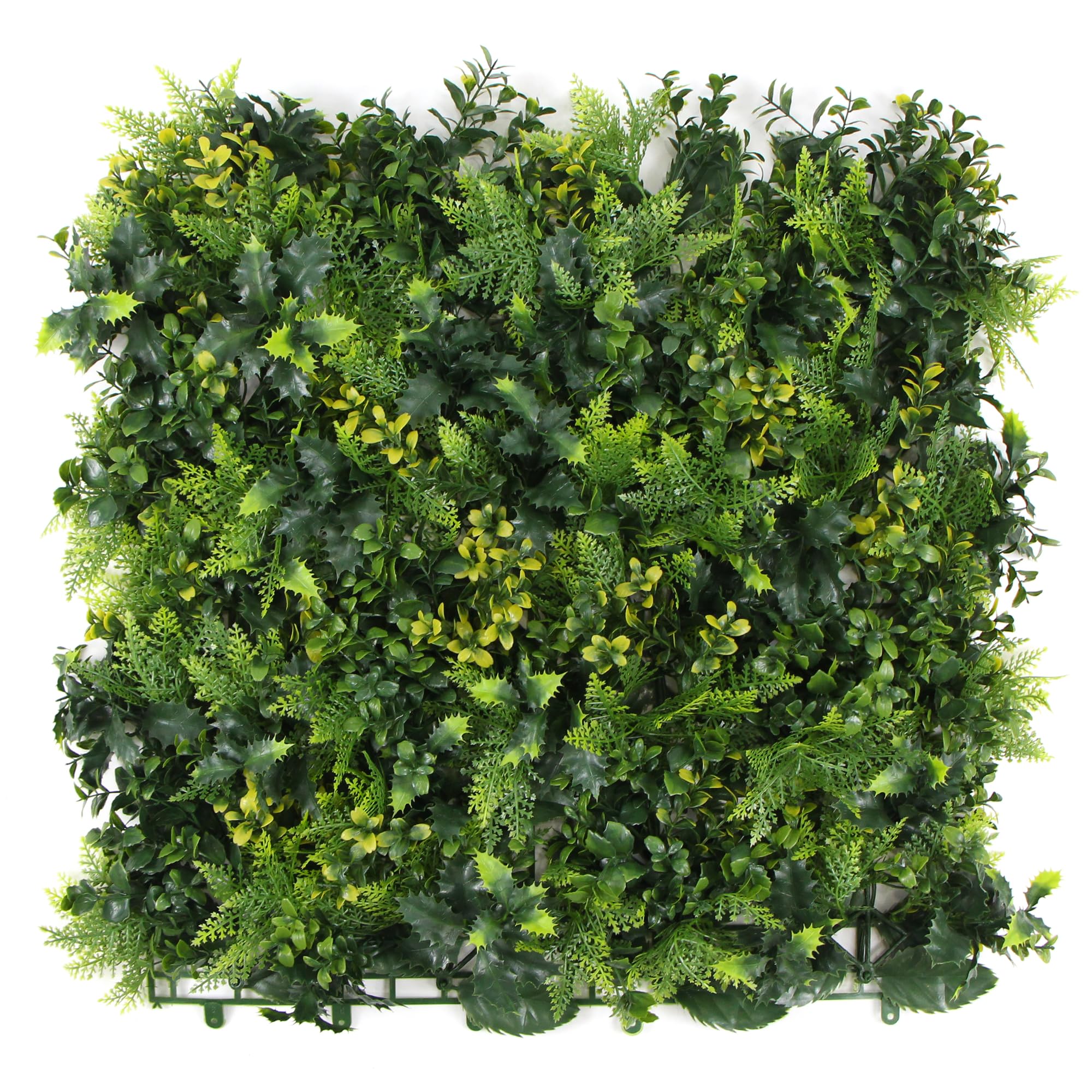 ULAND 12 Pack Artificial Fern & Boxwood Hedge Panels 20"x20" | UV Resistant PE Faux Greenery Privacy Fence Screen | Lush Greenery Wall Backdrop for Garden, Patio & Balcony | Maintenance-Free โ image 1