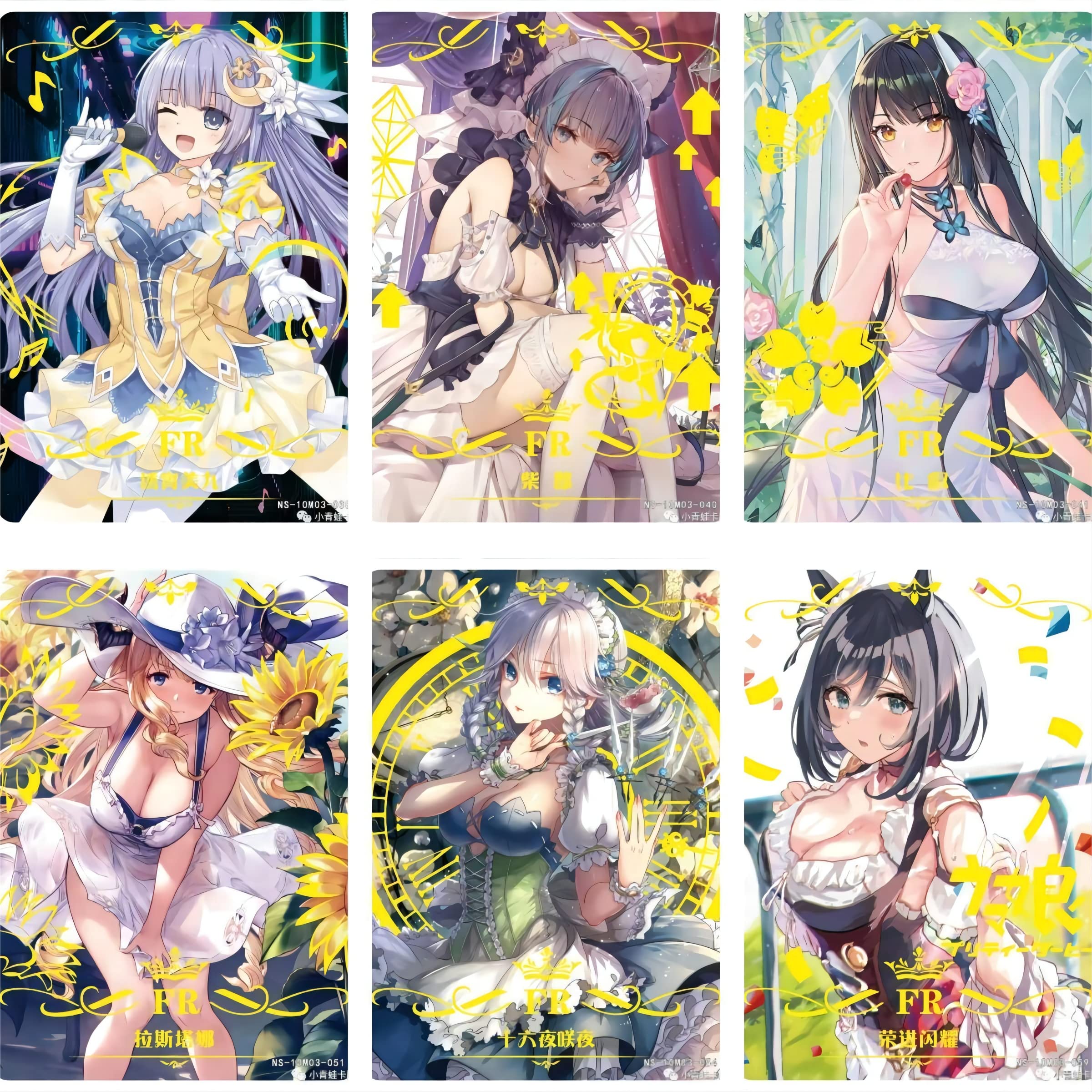 Goddess Story TCG, Anime Booster Box Karty do Gry, 10 Yuan Premium Box w 2022-15 opakowań po 60 kart (NS-10M03)