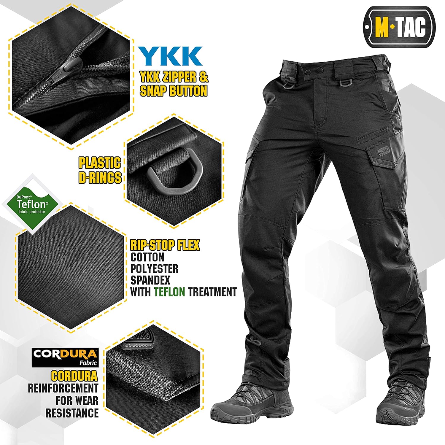 Aggressor Flex - Tactical Pants - Men Cotton with Cargo Pockets at  Men’s Clothing store