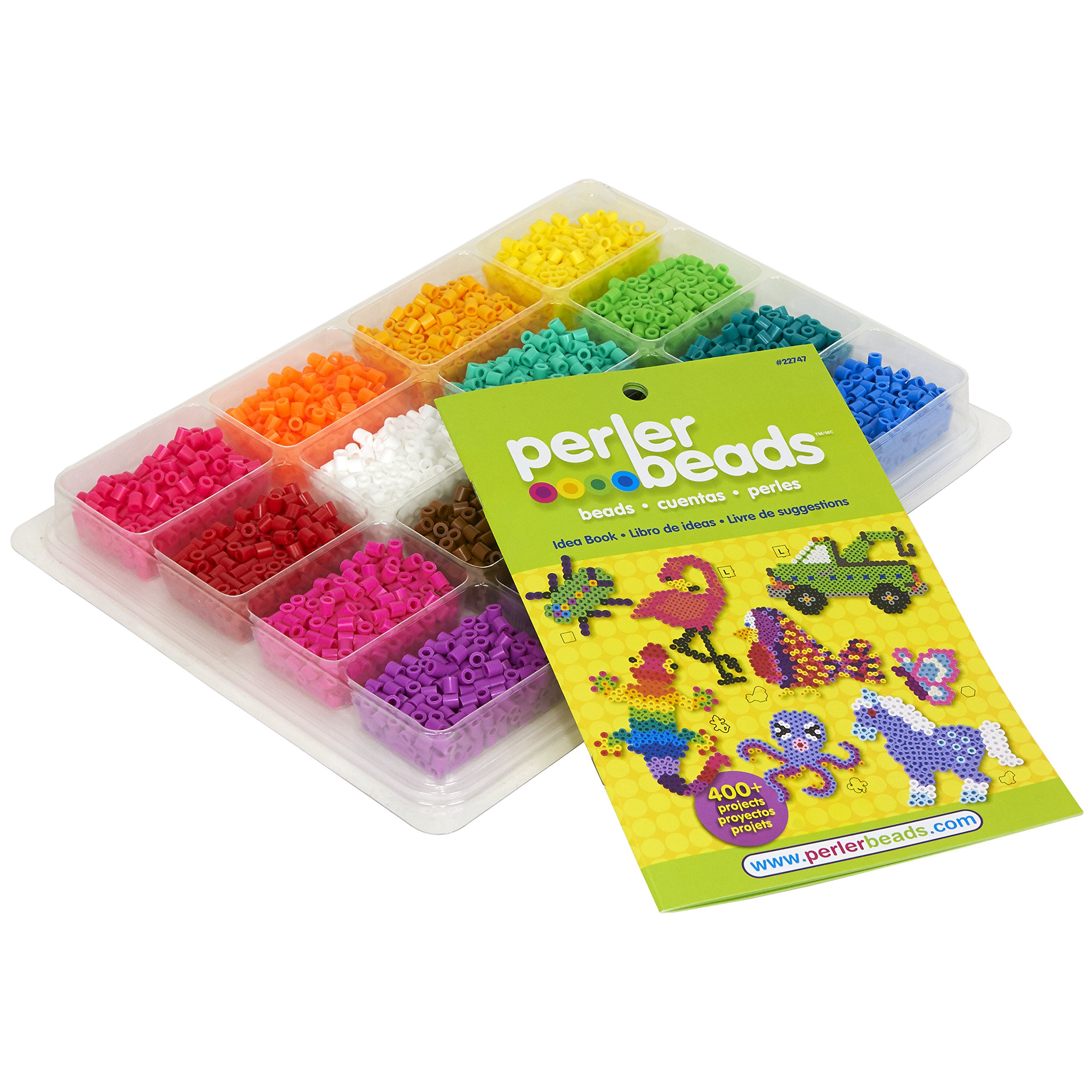 Perler Beads Assorted Fuse Beads Tray for Kids Crafts with Perler Bead