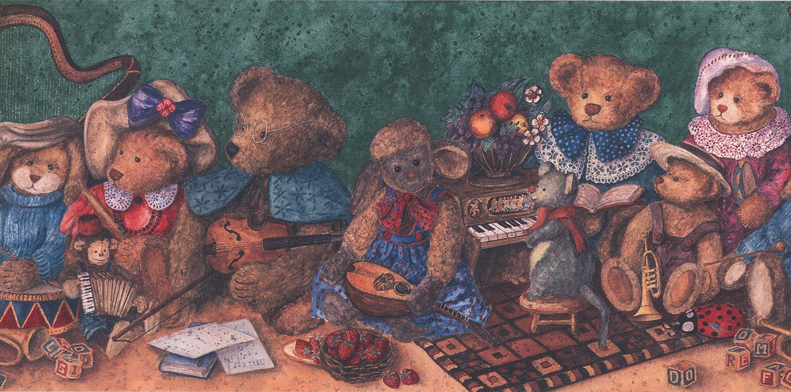 Amazon | RetroArt ヴィンテージ子供のためのエキストラワイド壁紙