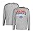 Ultra Game NBA Official Mens Super Soft Supreme Long Sleeve T-Shirt - Unisex, New York Knicks, Heather Gray, X-Large