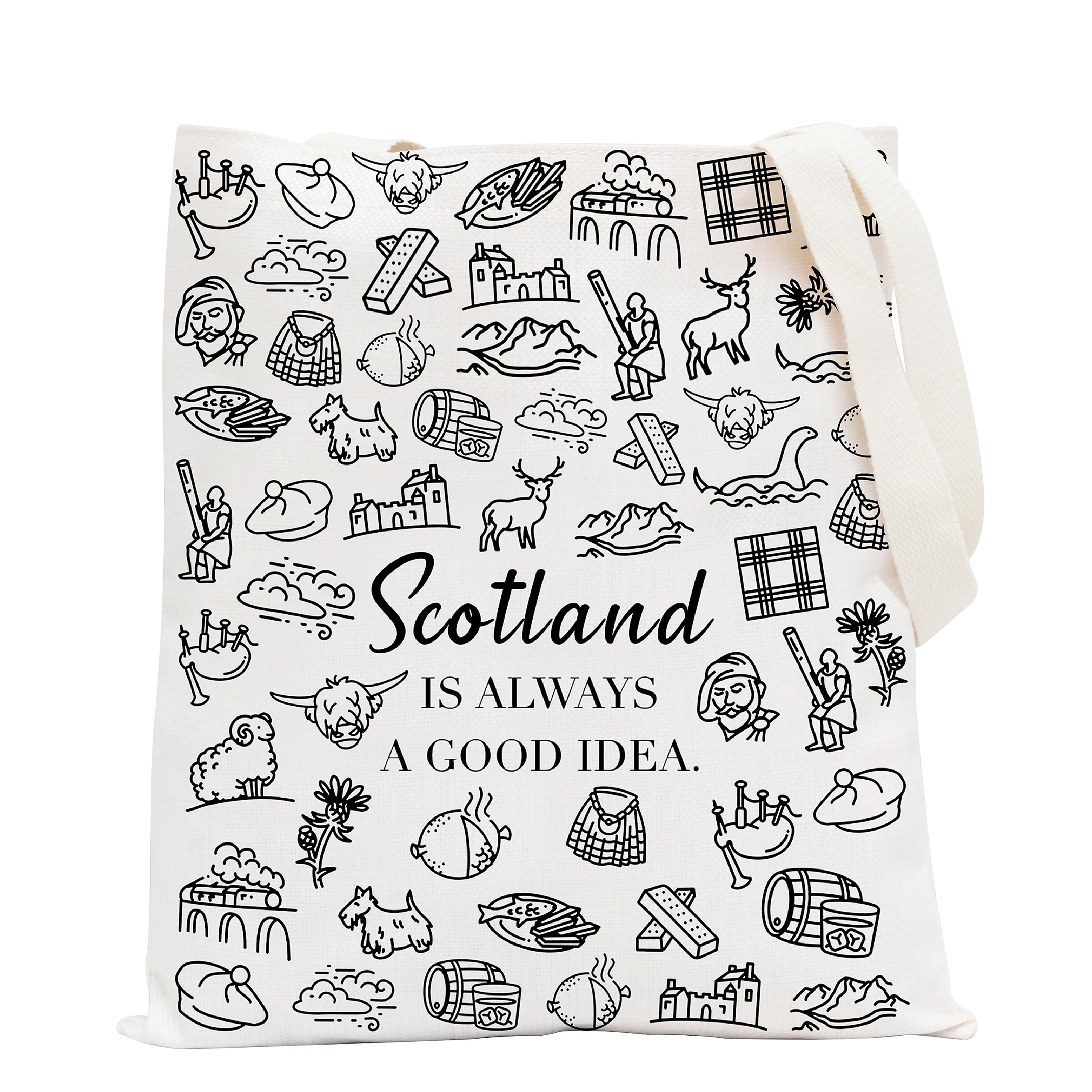 POFULLScotland Trip Gift Scotland Is Always A Good Idea Cosmetic Bag Edinburgh Gift