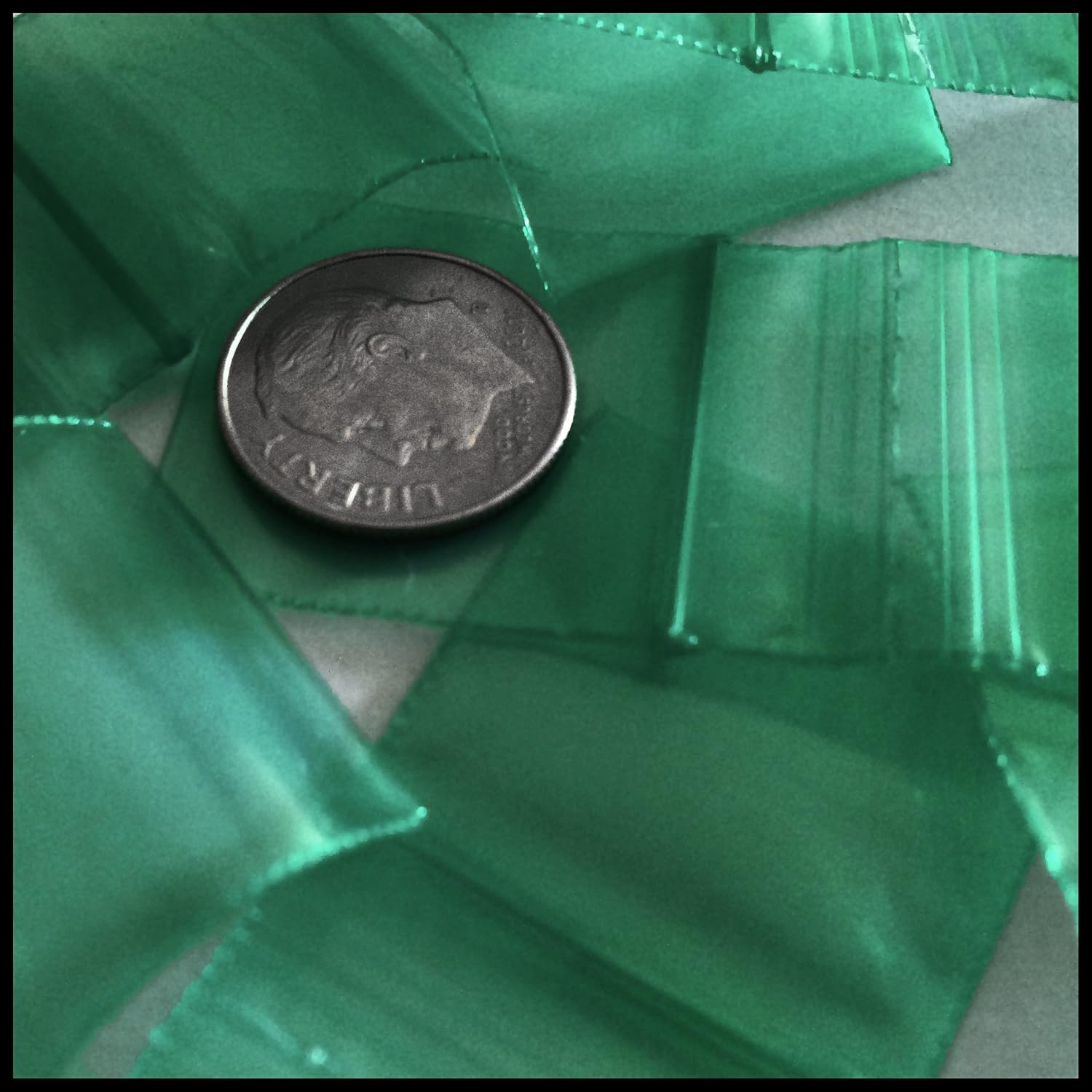 Mini Ziplock Baggies 1010 Chose A Color (16 Choices) 1 X 1 Bags Reclosable Plastic Baggies High End Quality (green)