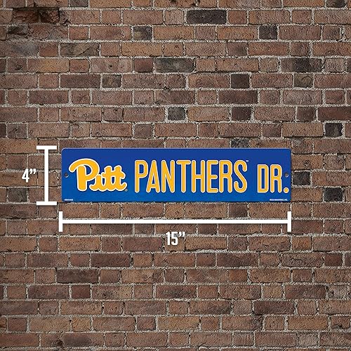 Vista 67 de Rico Industries Letrero de plástico de la NCAA de plástico de 4 x 16 pulgadas Alternativo