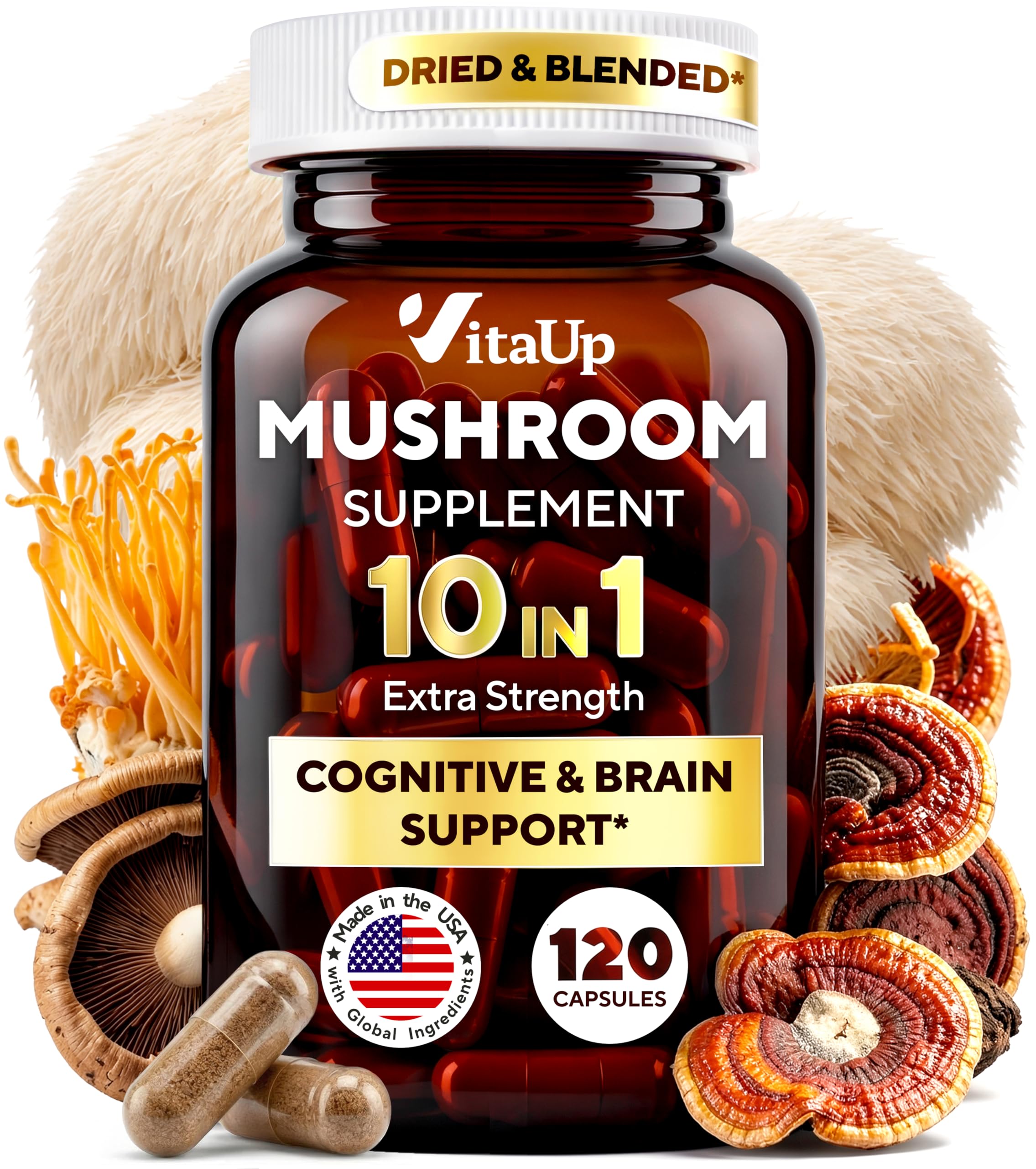 VitaUp Mushroom Complex Capsules