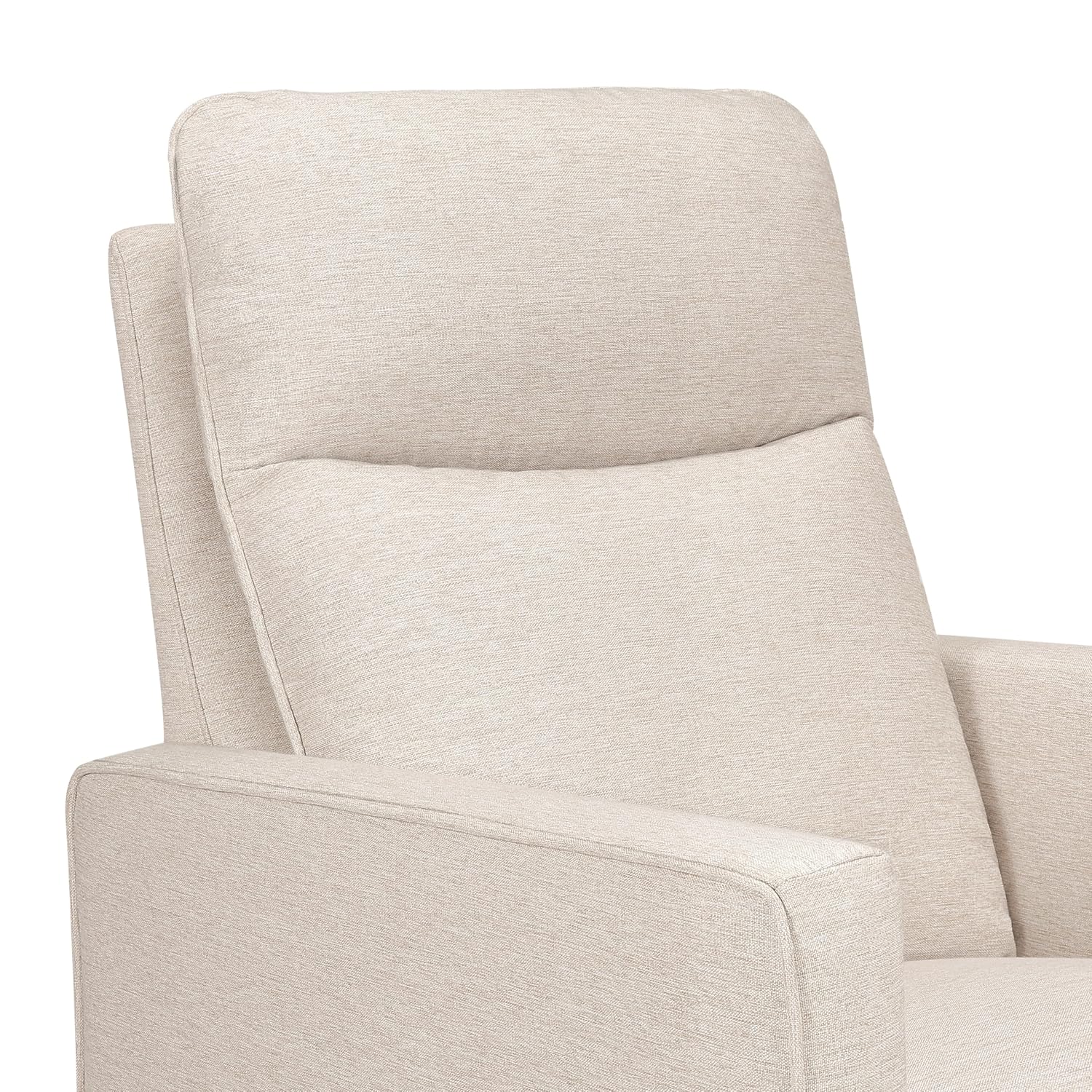 Davinci Gabby 360° Swivel Glider Nursery Chair - High Pillowback Glider Rocking Chair - GREENGUARD Gold, FSC & Certi-PUR US Certified -Versatile Comfy Swivel for Living Room and Nursery - Beach