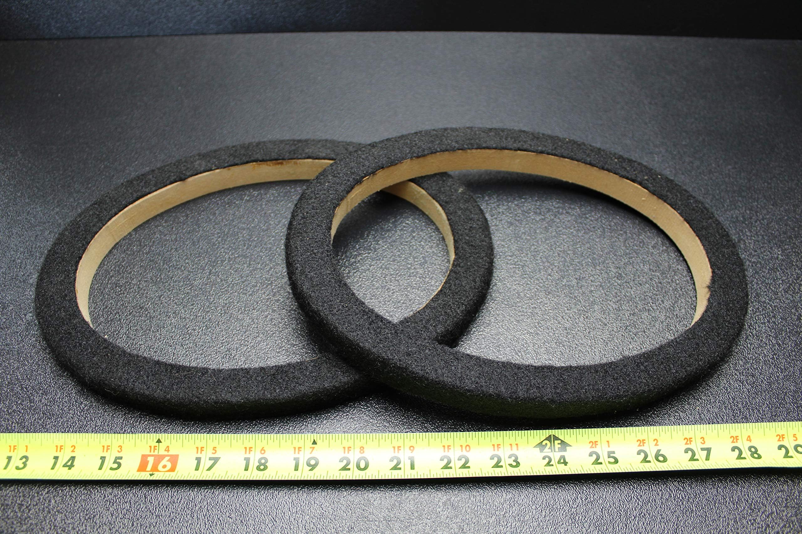 Speaker Adapter 6.5 Inch Pair Of 6.5" Flush Mount Speaker Rings - MDF Spacers For Car Audio Installations MDF Flush Mount Speaker Spacers - Foto 9