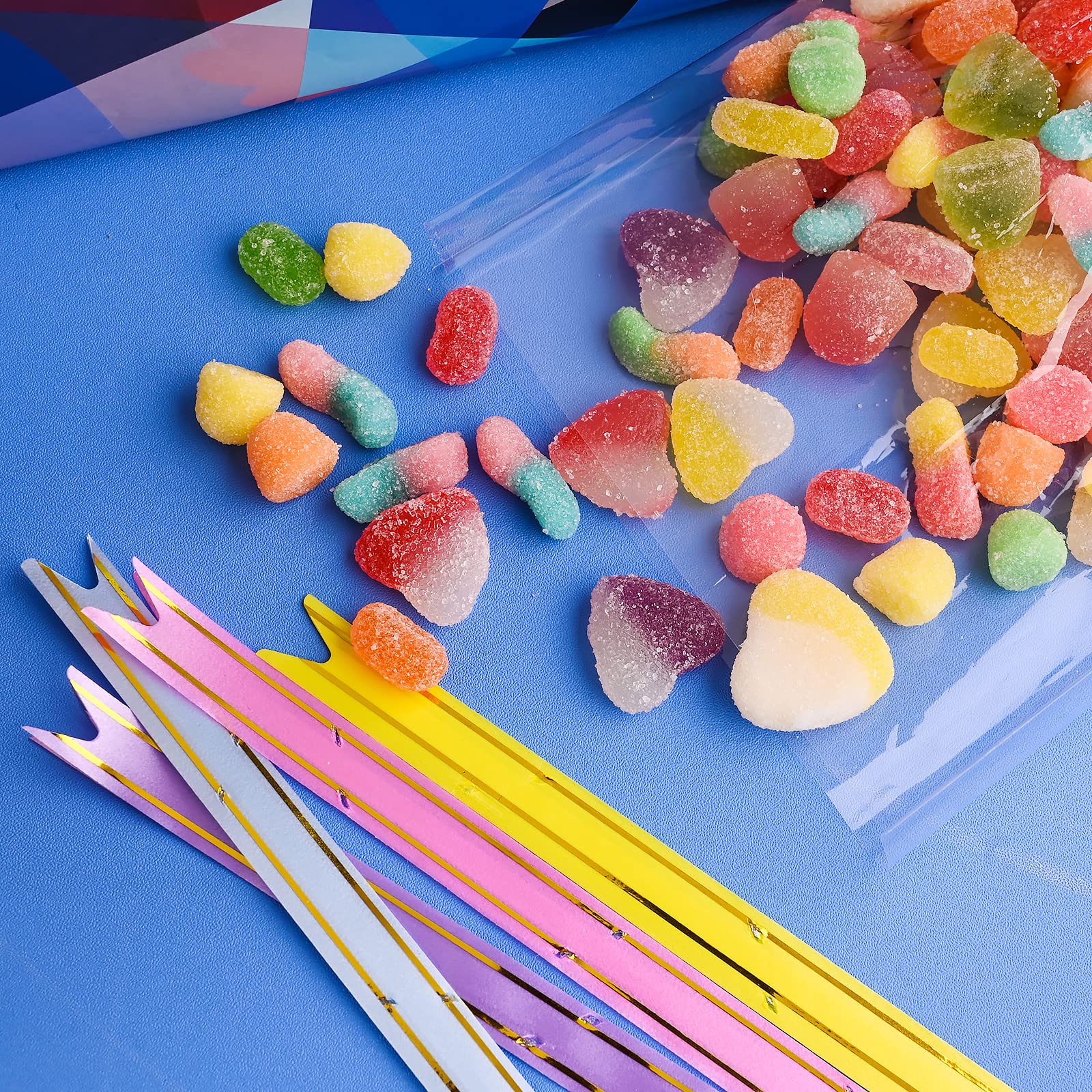 100 sacchetti trasparenti di cellophane grandi, 25 x 15 cm