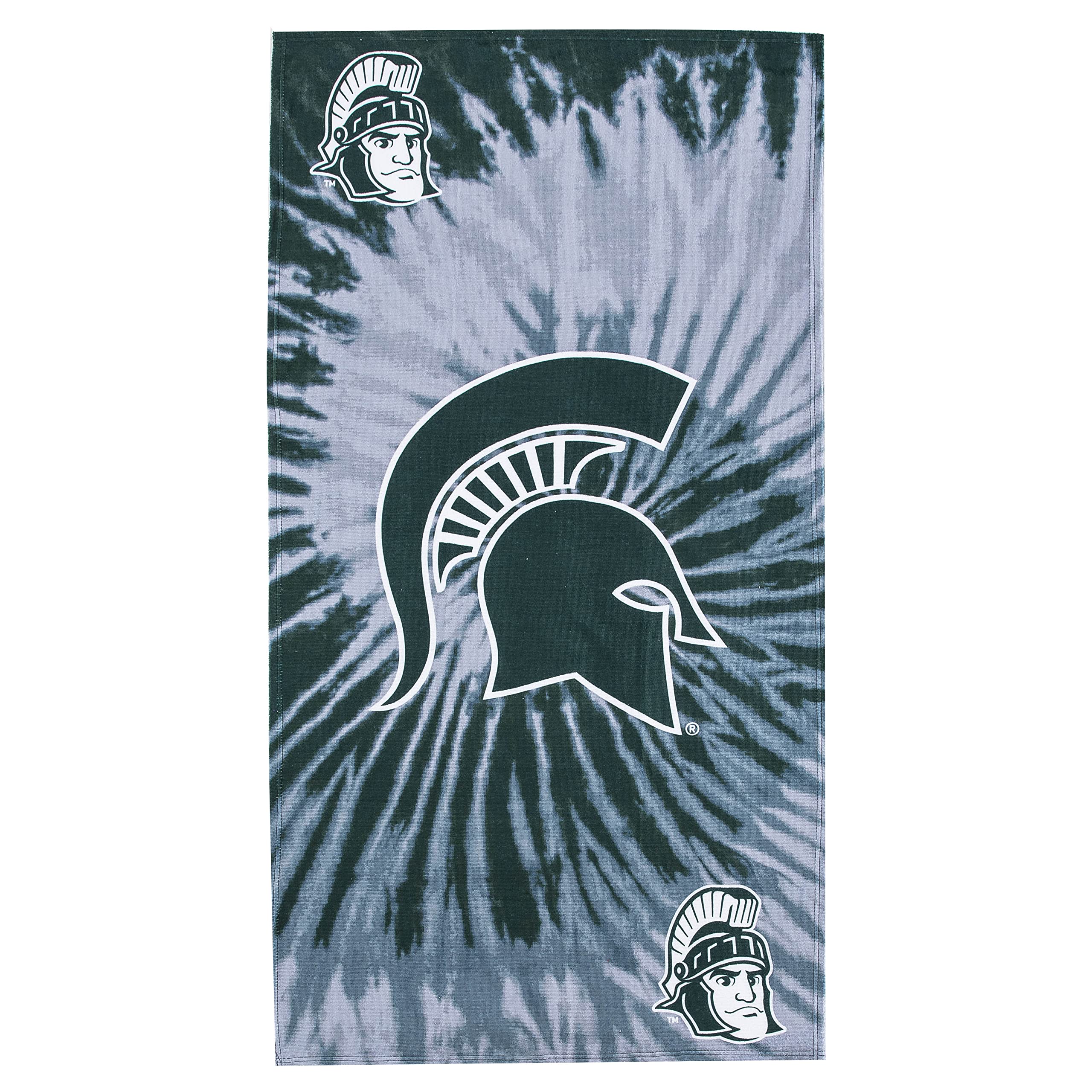 Northwest NCAA Michigan State Spartans Unisex-Adult Beach Towel, 30" x 60", Psychedelic