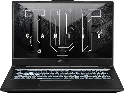 ASUS TUF Gaming A17 Gaming Laptop, 17.3” 144Hz Full HD IPS-Type, AMD Ryzen 5 4600H, GeForce GTX 1650, 8GB DDR4, 512GB PCIe...