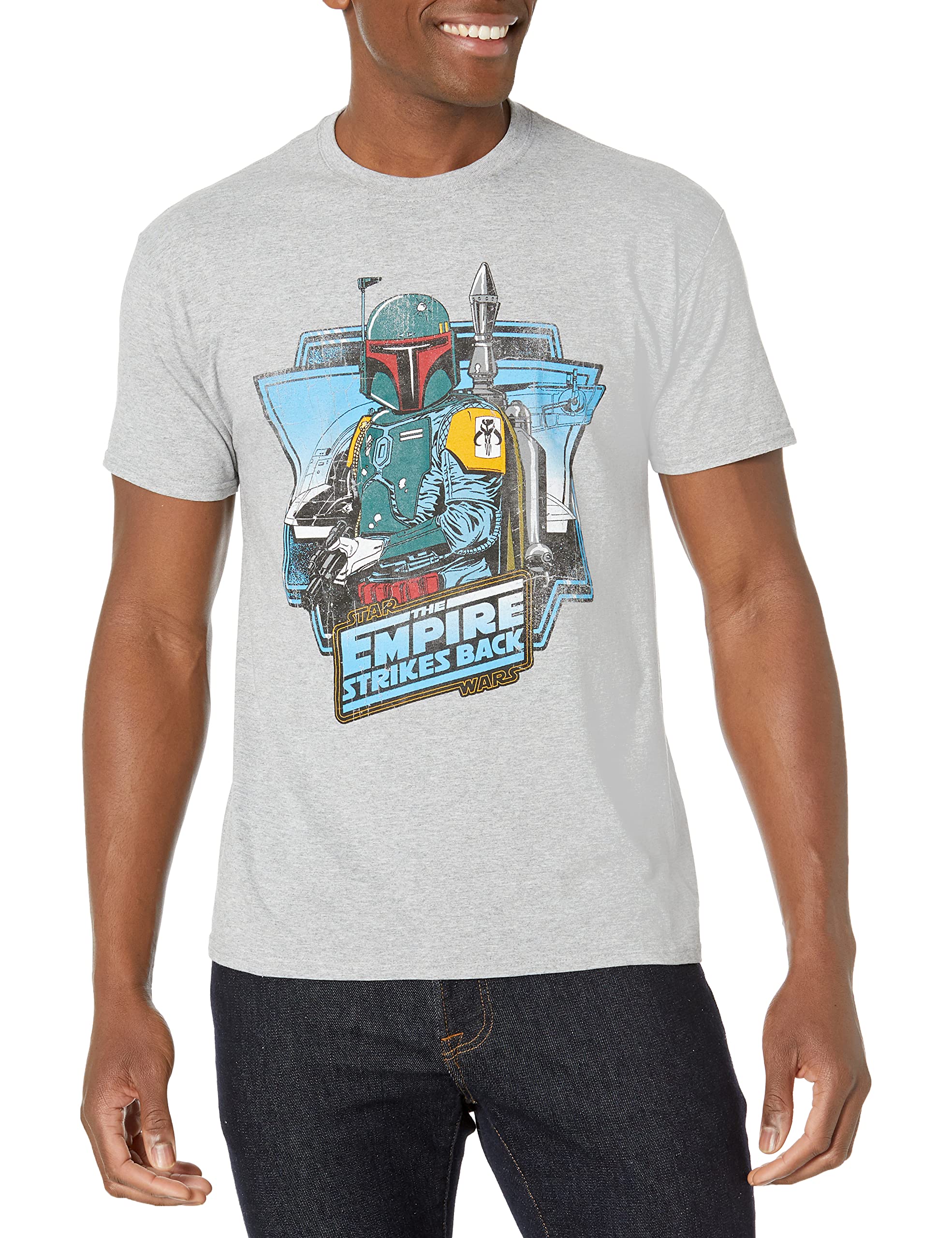 Star WarsMen's Boba Fett Short Sleeve T-Shirt