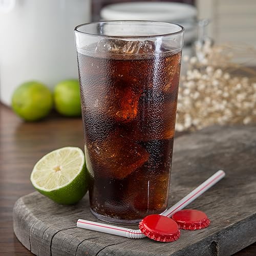 Miniatura 6 de Vasos de plástico Carlisle, apilables, resistentes a la rotura, sin BPA, 16 onza, Transparente