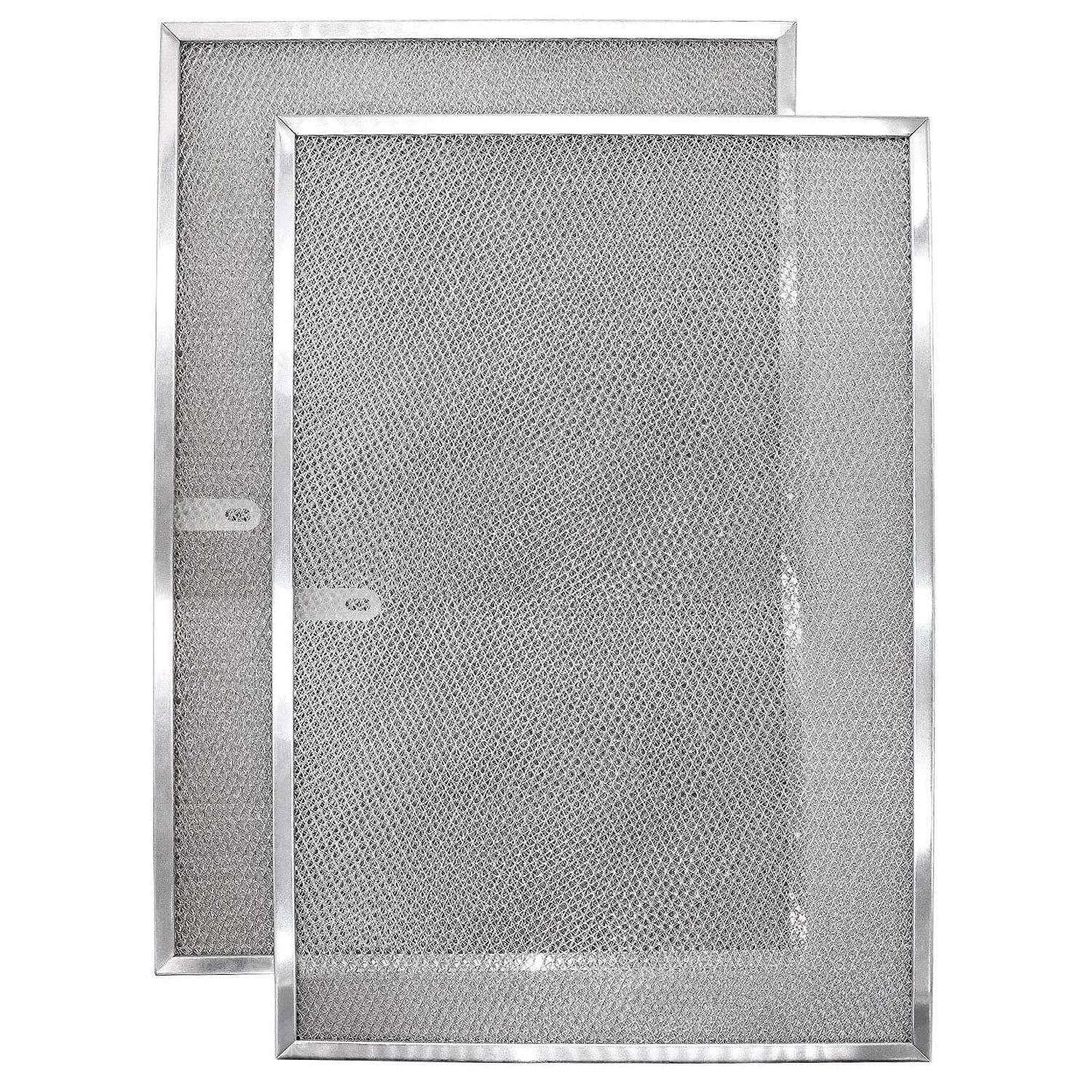 BPS1FA36 Aluminum Range Hood Filter 11-3/4" X 17-1/4" X 3/8" Compatible With Broan QS1 36" and NuTone Allure 36" WS1 Filter ,(2 Packs)