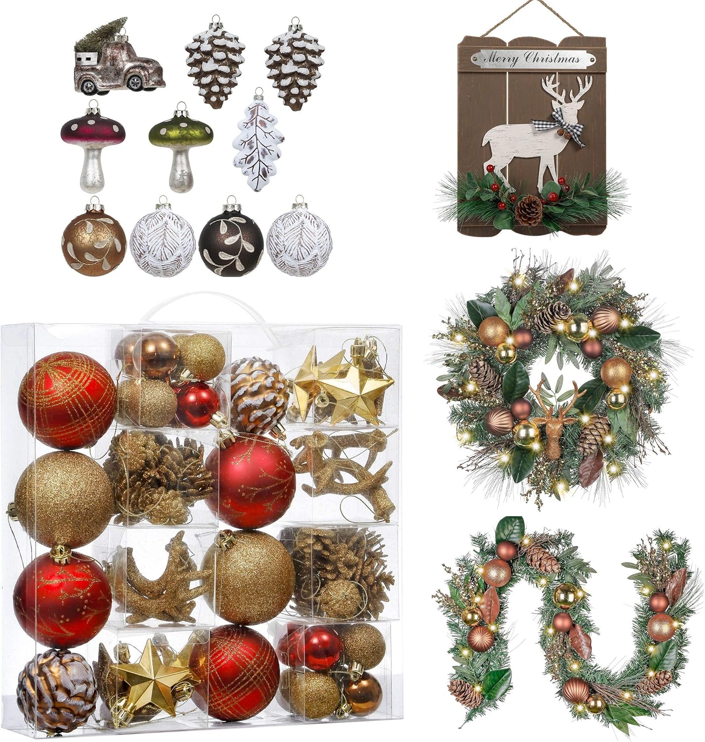 Valery Madelyn Christmas Decor for Home Value Bundle (5