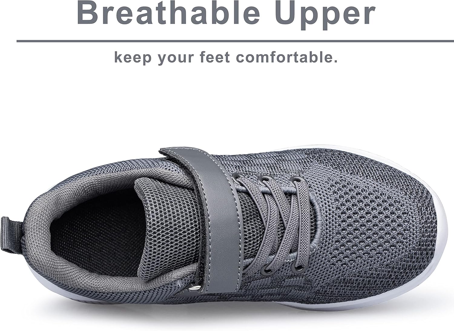 BNV Boys Girls Sneakers Kids Shoes Unisex Lightweight Breathable Athletic Running Tennis Fitness Shoes for Toddler/Little Kid/Big Kid - Image 5