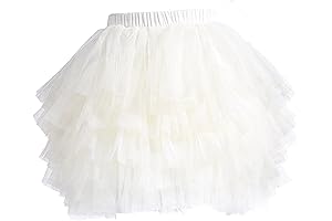 Baby Girls' Sparkly Six-Layered Tulle Tutu Skirt | 1-8T
