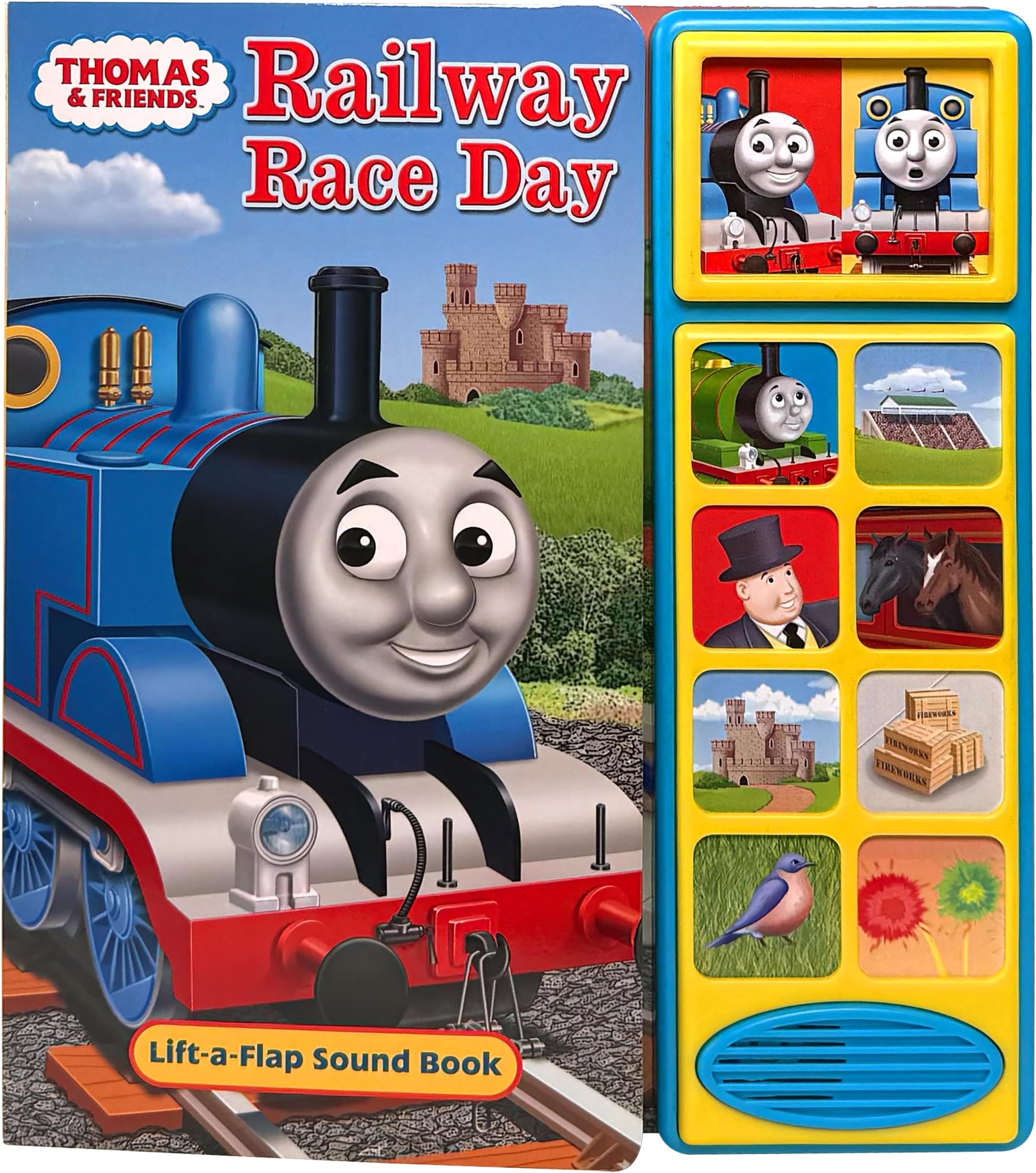 Thomas & Friends: Railway Race Day Lift-a-Flap Noisy Sound Book - PI Kids