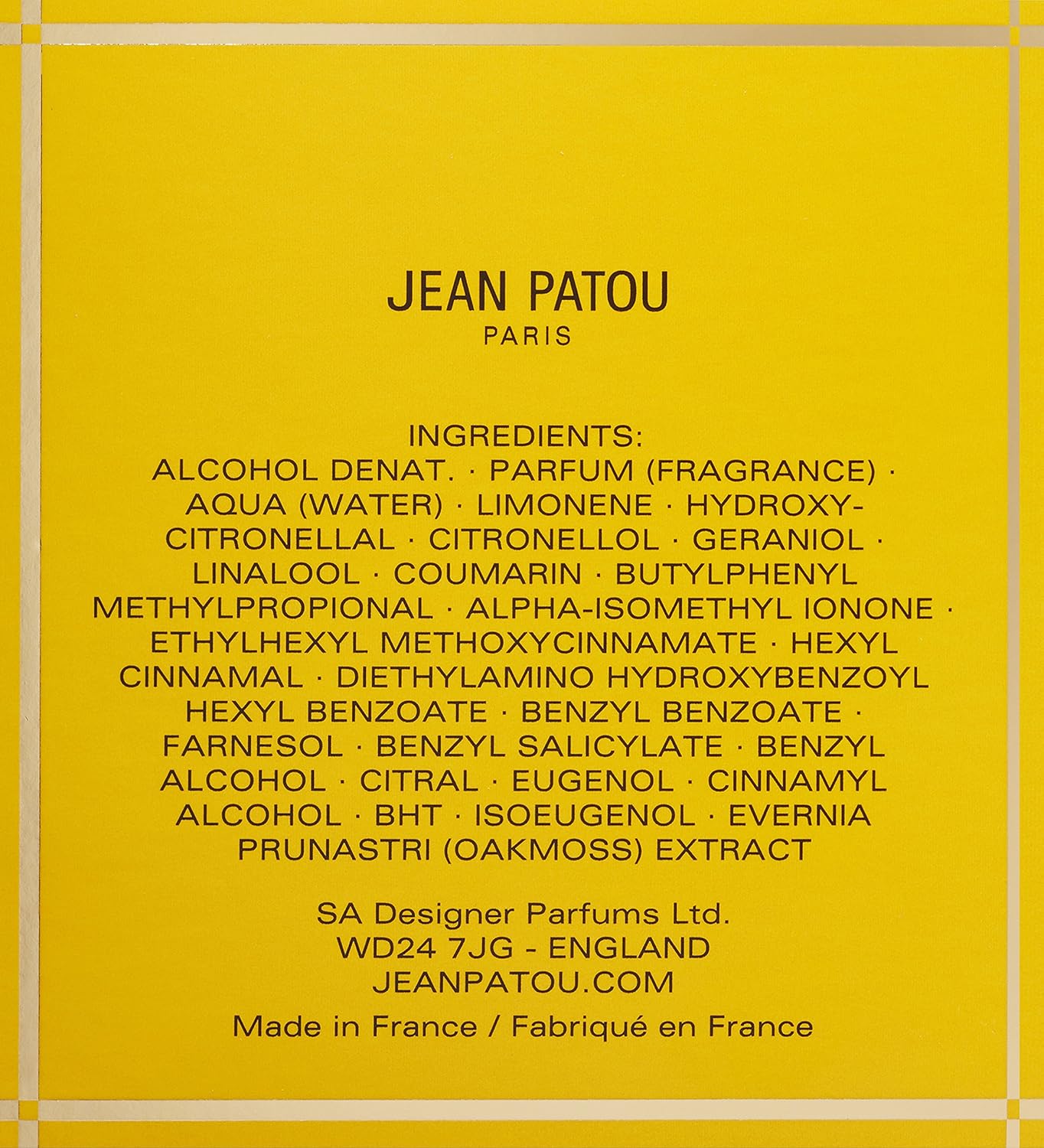 Jean Patou Sublime Eau de Toilette Natural Spray, 1.0 Fl Oz - Image 3