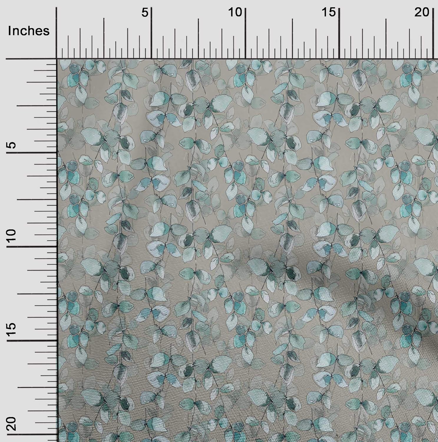 oneOone Cotton Jersey Yellow Fabric Leaves Watercolor DIY Clothing Quilting Fabric Print Fabric by Yard 58 Inch Wide