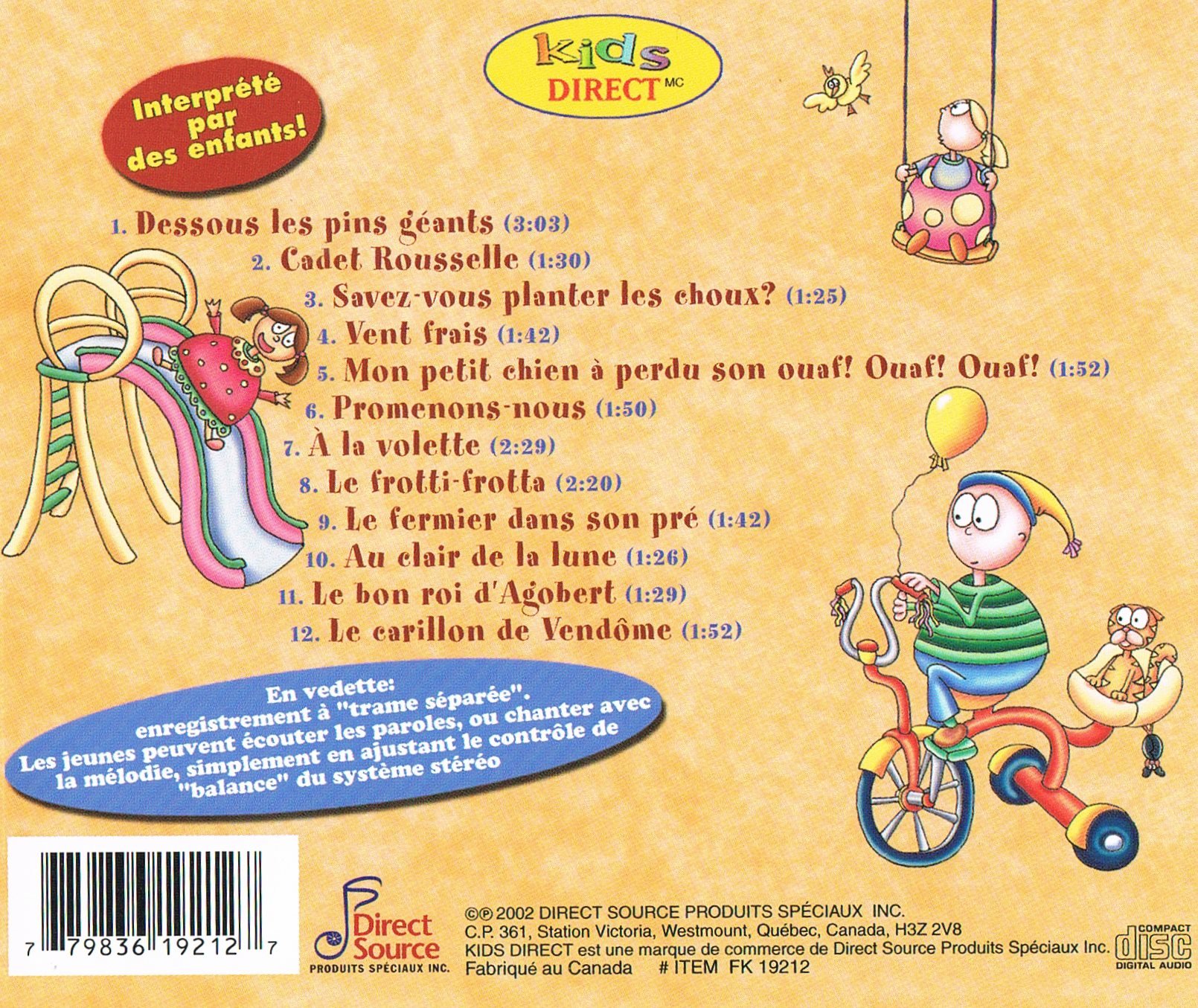 Chantons Les Petits [Audio CD]