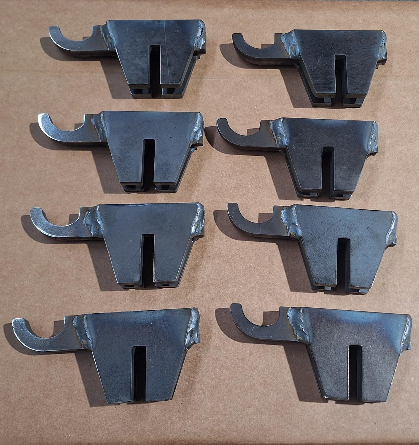 Generic AR T Post Steel Target Hanger Hook (8 Pack) - Red - Alloy Steel - 12x18 inches or 12x24 inches - Target Stand