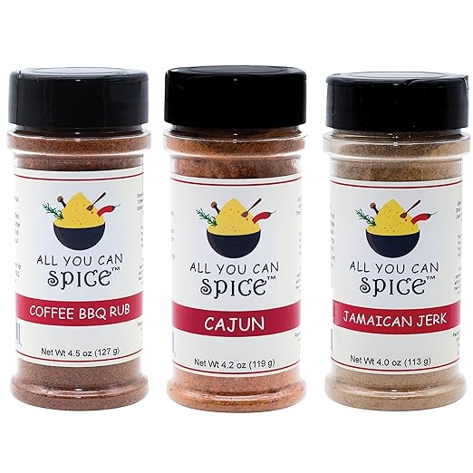 All Natural Seasoning Gift Set, Grill Box Coffee BBQ Rub