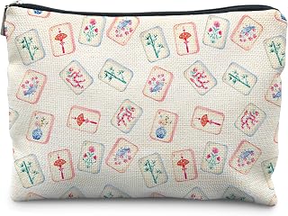 Mahjong Lover Gifts for Women Makeup Bag for Purse
