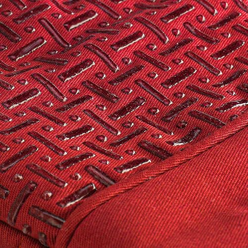 Miniatura 6 de Xlnt - Guantes de silicón antideslizantes para horno, resistentes al calor, con acabado de teflón Eco Elite, con lazo para colgar, ideales para uso