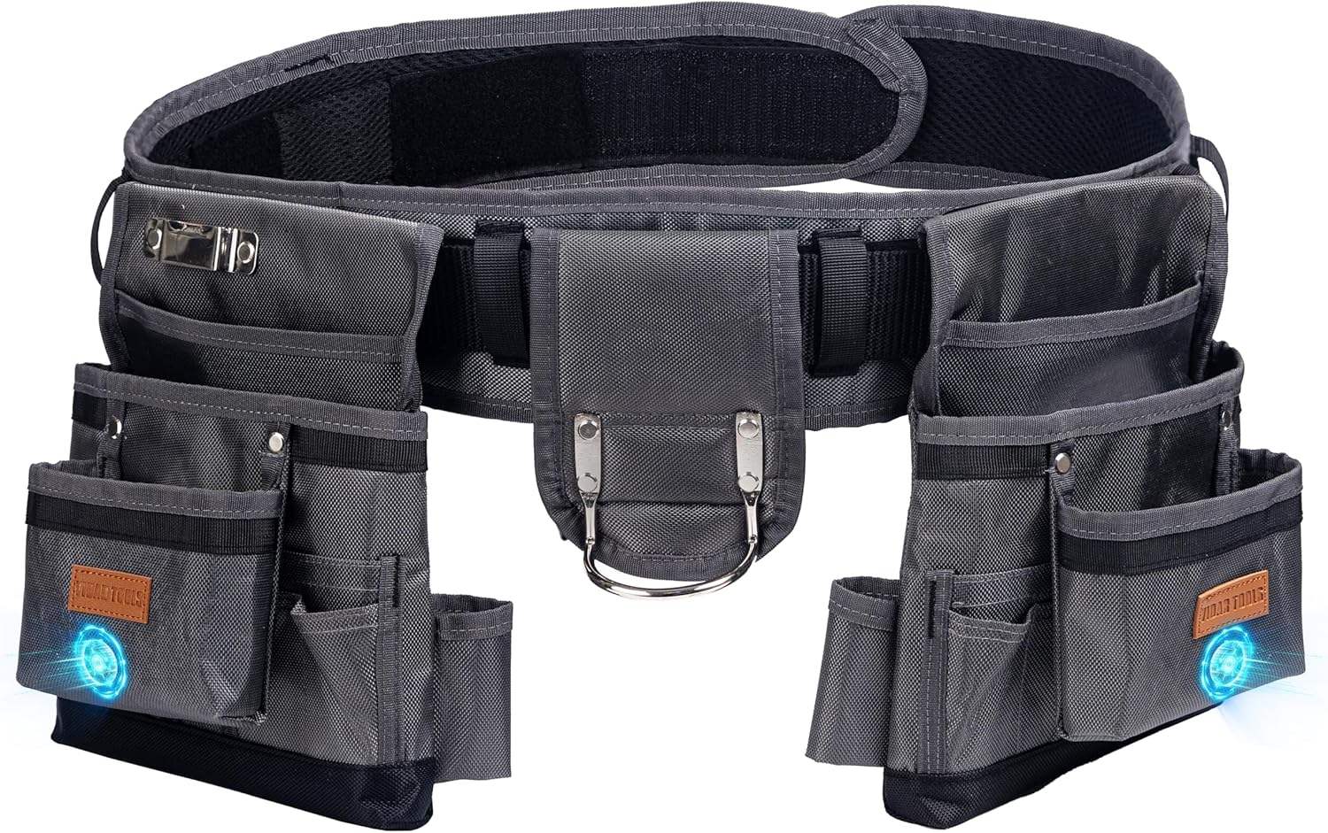 VIDAR TOOLS Small Tool Belt Pouches,Tool Belts for men,magnetic tool belt,11-Pockets,Electrician Construction,Carpentry.Heavy Duty nylon belt with metal buckle.1680D Oxford.