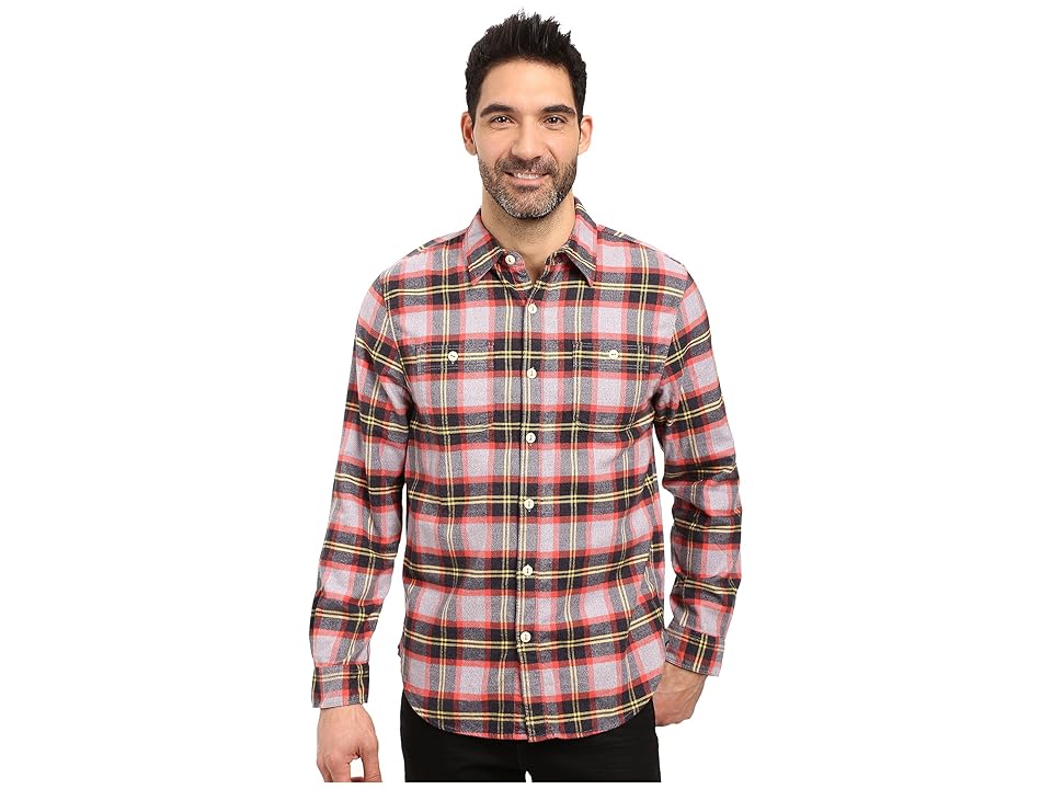 

True Grit Highway 1 Road Trip Plaids (Grey/Vintage Black) Men's Clothing