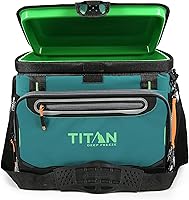 Vista 40 de Titan by Arctic Zone Deep Freeze Cooler - Zipperless Hardbody Cooler - Deep Freeze Insulation, HardBody Liner, and SmartShelf