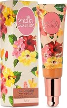 Rachel Couture CC Cream | Color Correcting Cream with Hyaluronic Acid | Full Coverage Foundation & Hydrating Anti-Aging Serum | Vegan & Cruelty Free - 1.18 Fl Oz - Tan