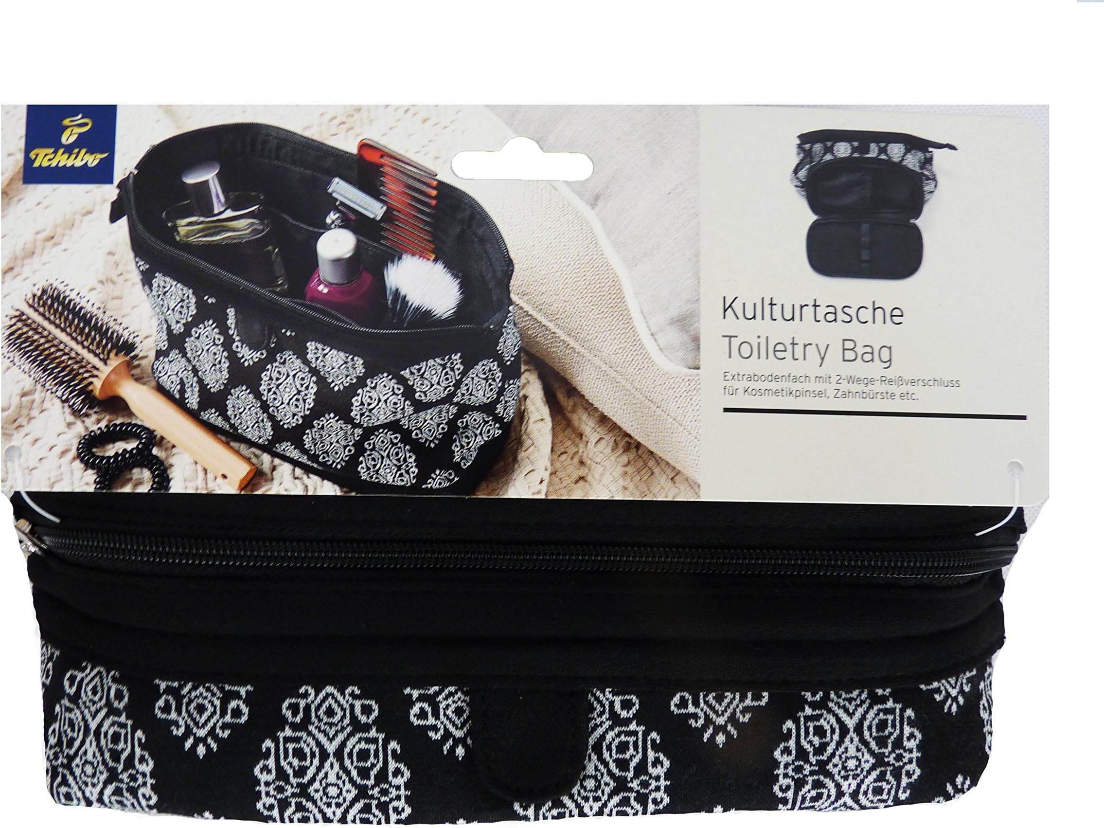 TCM Tchibo Women's Wash Bag Black