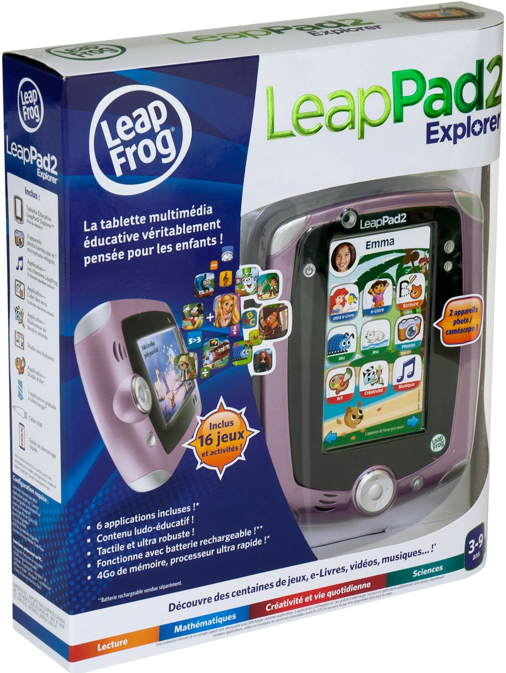 LeapFrog - 81455 - Jeu Éducatif - LeapPad 2 Explorer - Rose
