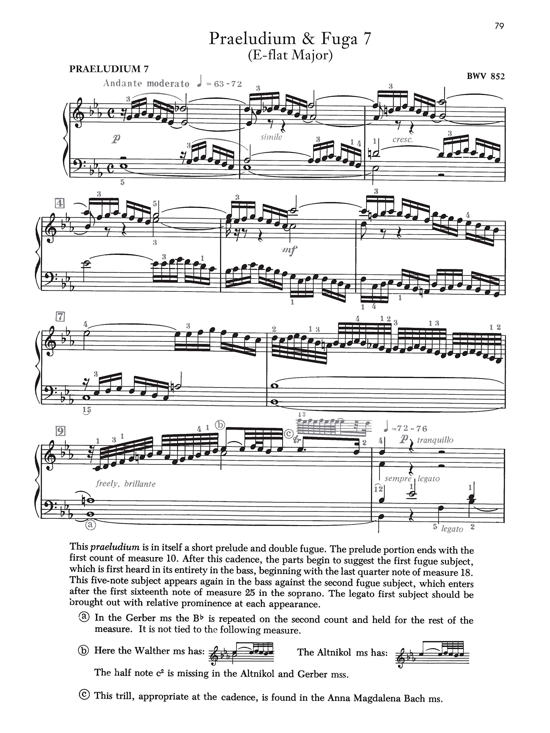 J. S. Bach: The Well-Tempered Clavier, Volume 1 - Klavier/Piano (Alfred Masterwork Edition, Band 1)