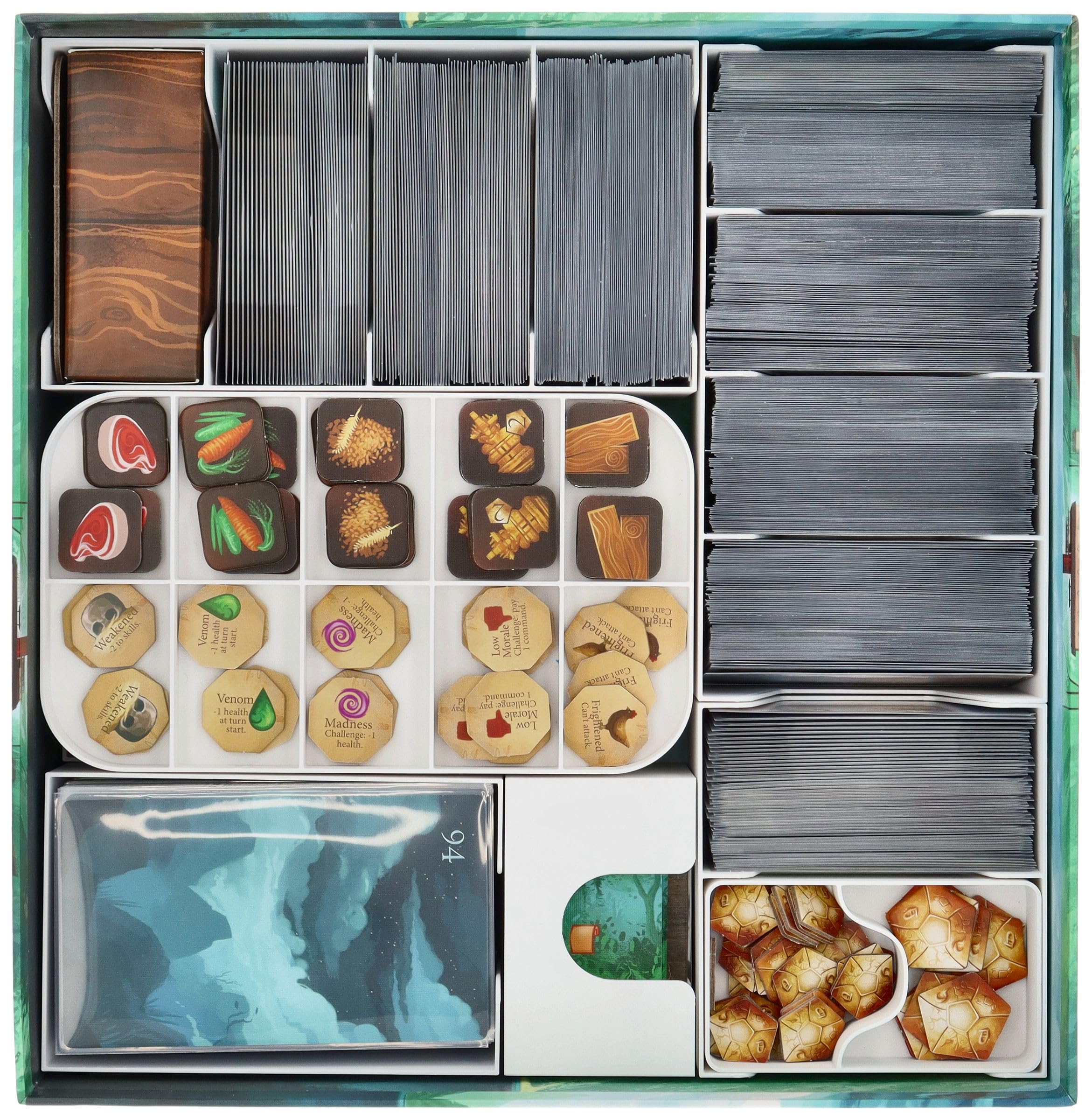 Feldherr Organizer kompatybilny z Sleeping Gods + Tides of Ruin - podstawowe pudełko z grą - Sorter Insert do szybkiej konfiguracji + płynna kontynuacja