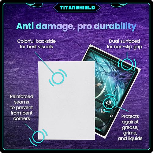 Miniatura 4 de TitanShield Fundas Premium para Cartas Compatibles con Pokémon, One Piece, Lorcana, Flesh & Blood, y Magic The Gathering MTG (150 Fundas -