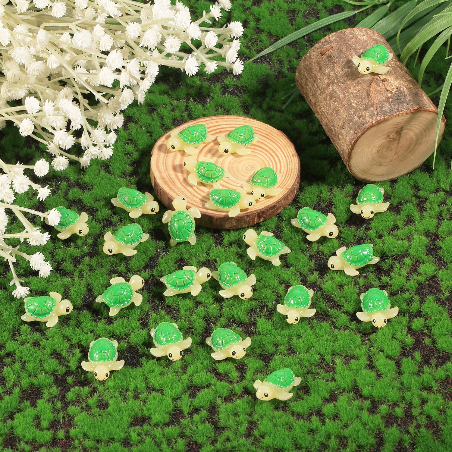 200 stuks Mini Flamingo Eenden, Miniatuur Hars Flamingo Beeldjes Roze Rood Schattig Klein Dierenspeelgoed Feestartikelen Decoraties voor Tuin Landschap Poppenhuis DIY Knutselwerk