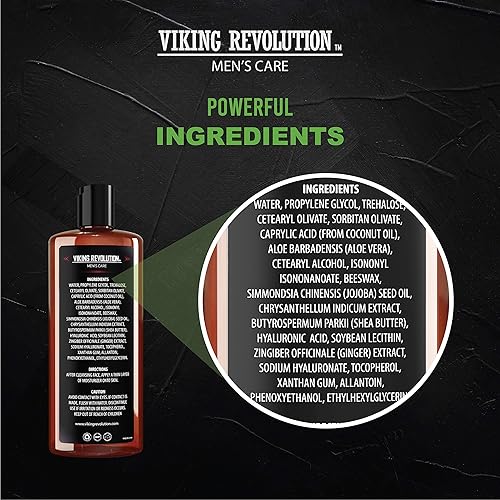 Vista 4 de Viking Revolution - Crema hidratante natural para el cuidado de la piel, antiarrugas y antienvejecimiento crema/loción facial, cuidado facial