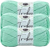 Vista 25 de (1 Madeja) Lion Brand Yarn Truboo Yarn, Aguamarina