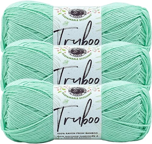Vista 24 de Lion Brand Yarn - Truboo Yarn (1 madeja), Cameo