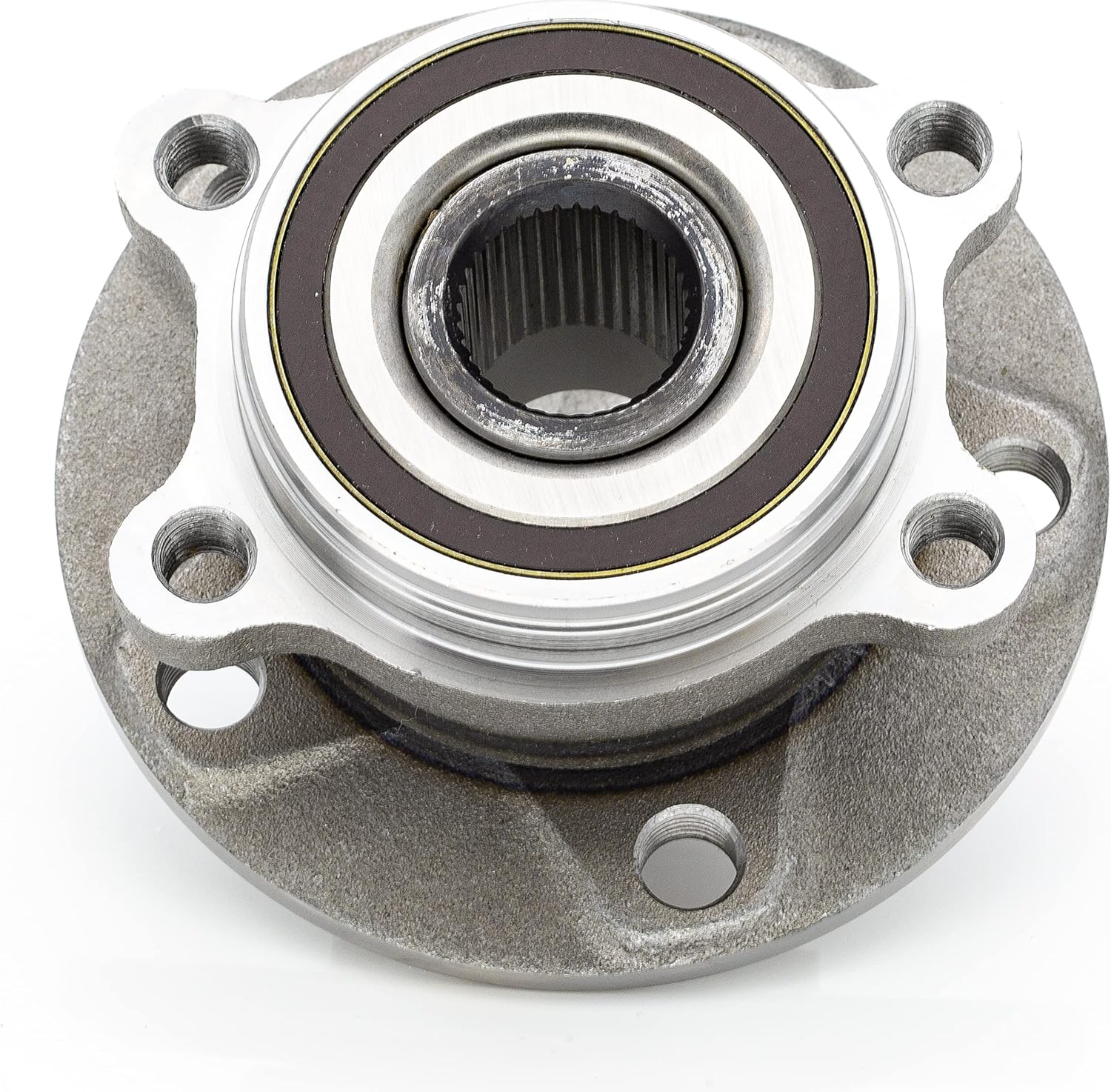 513253-x2 Wheel Hub Bearing Assembly Compatible with Audi A3 Q3 TT Quattro, Volkswagen Golf Jetta Passat Tiguan CC GTI R32 EOS Rabbit, 5 Lugs w/ABS