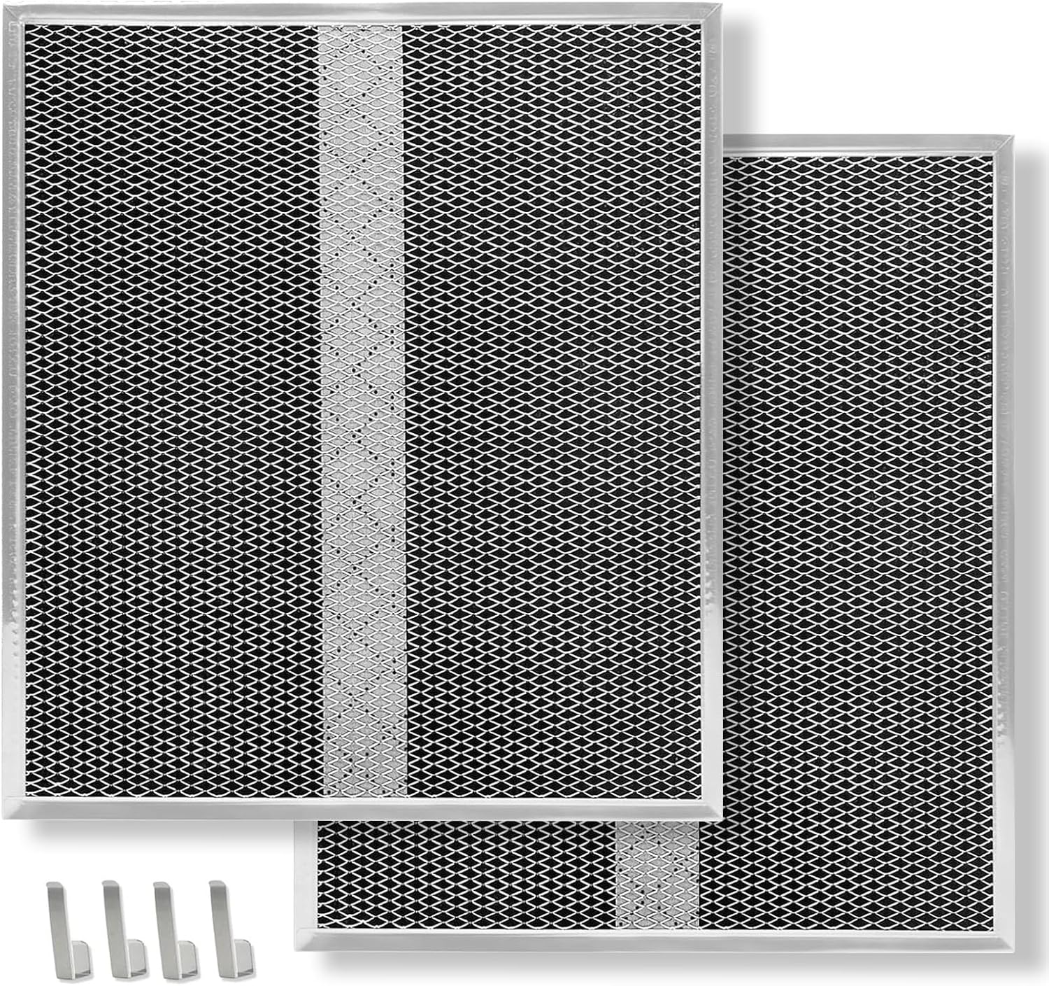 4Pcs HPF36 Range Hood Non-Ducted Charcoal Filter Grease Filters Type XC Compatible with Broan Nutone HPF36 S97020466