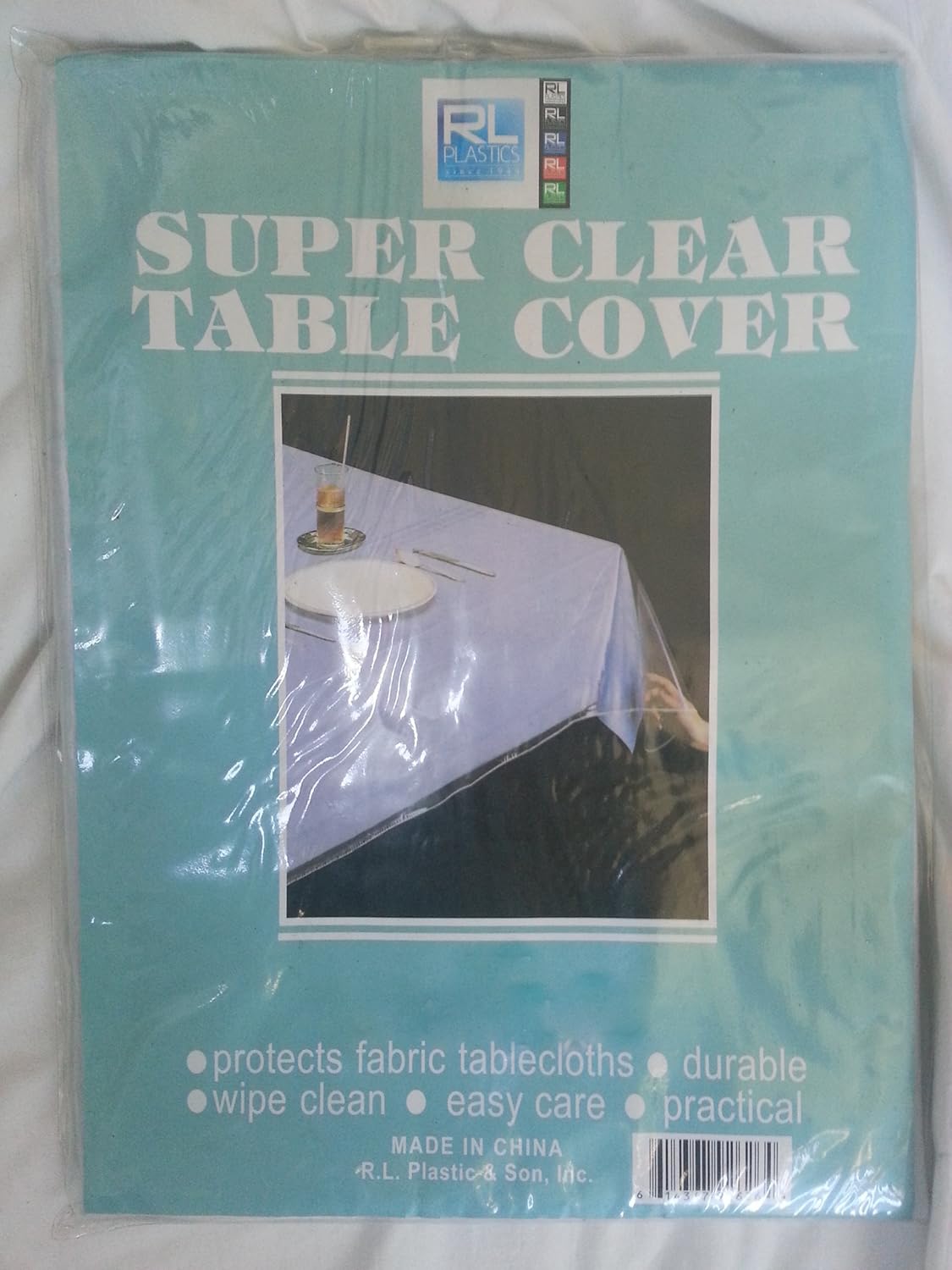 Super Clear Table Cover, 70-Inch by 144-Inch Oblong