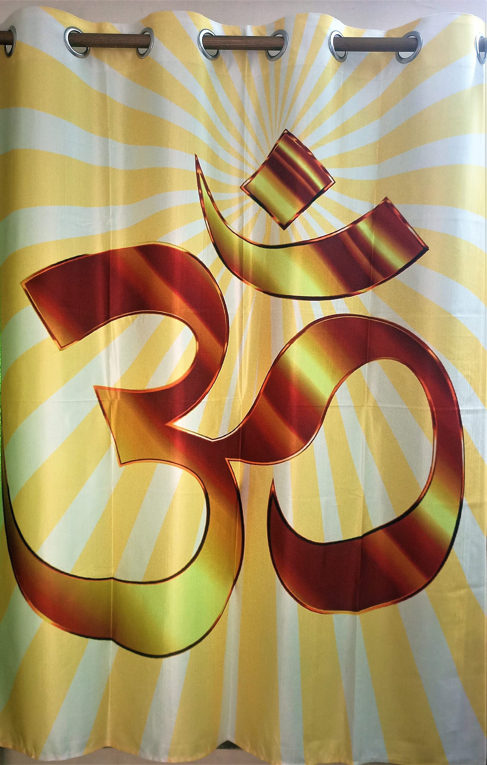 KNIT VIBES Premium Hanuman ji Kesari Parde for Mandir, Pooja Room, Temple, 4x9 feet Long Curtains Set of 1 Pc (B0CQG3QNM2) Amazon Price History, Amazon Price Tracker